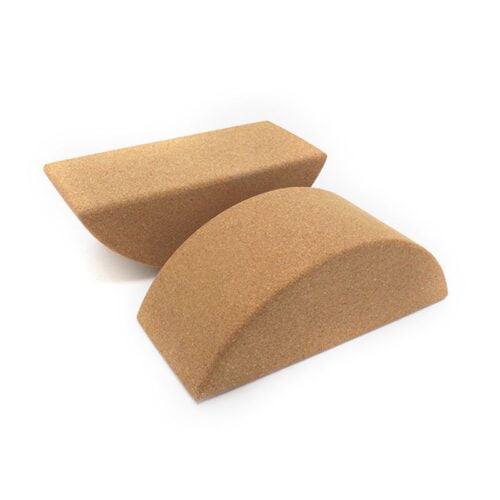 Natural Cork Balance Moon Brick For Yoga