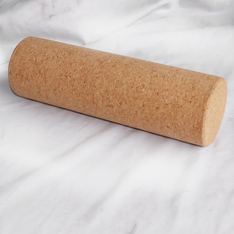 Natural Cork Yoga Pillar Column Muscle Massage Roller for Stretching Workout - Image 2