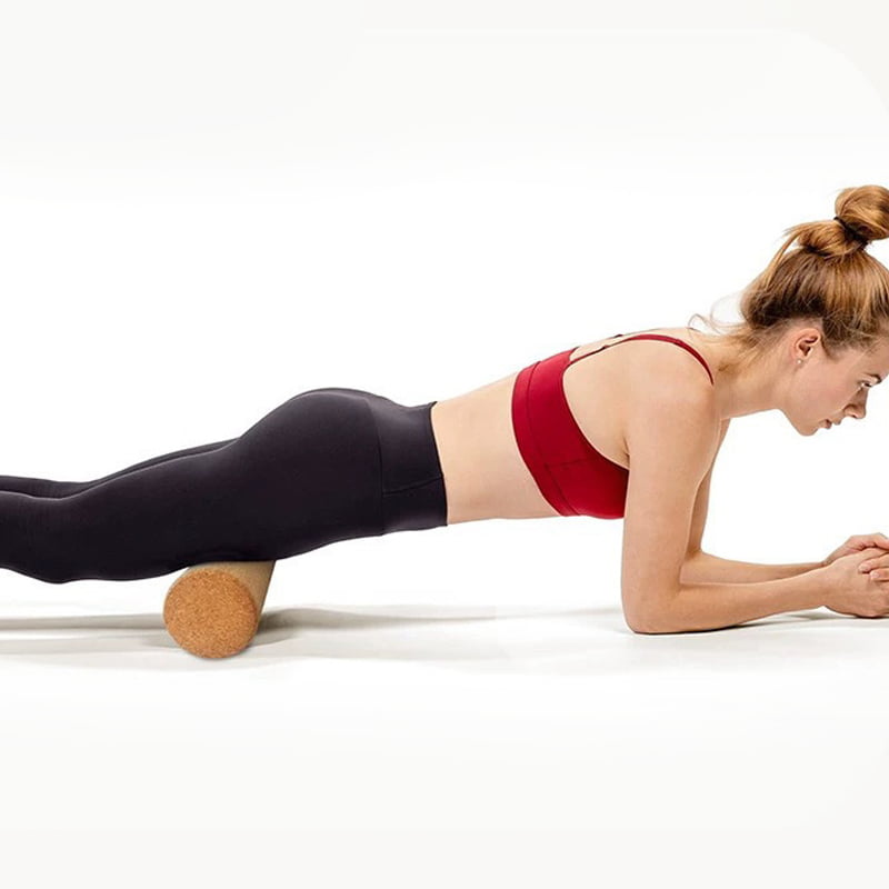 Natural Cork Yoga Pillar Column Muscle Massage Roller for Stretching Workout - Image 6