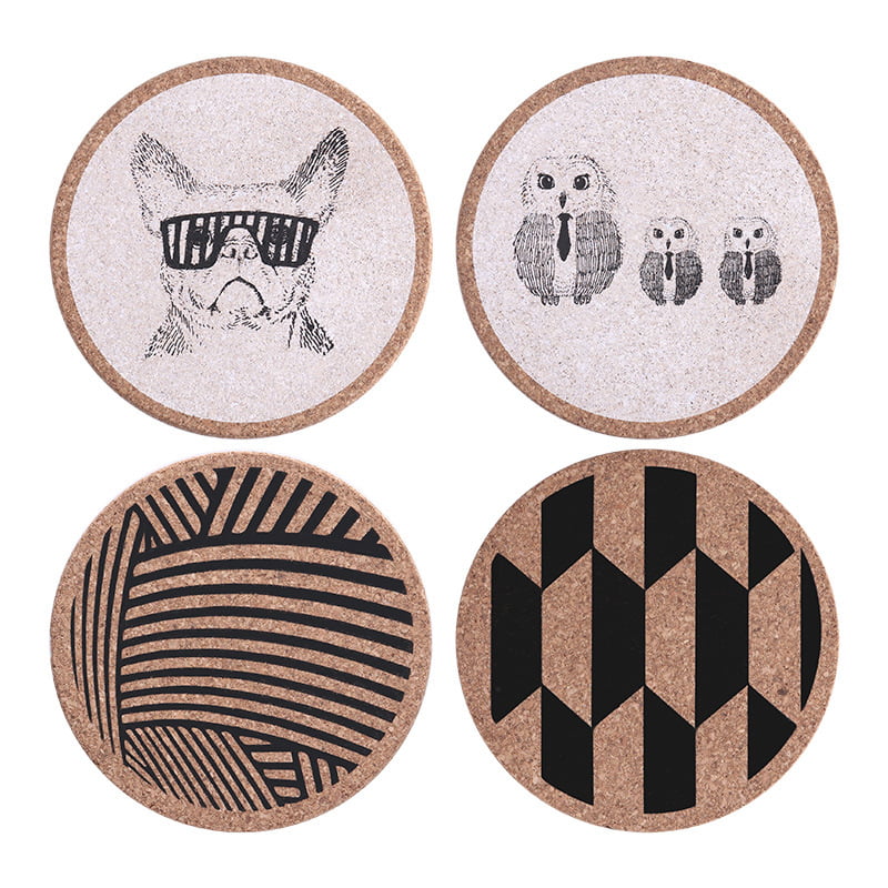 Creative Nordic Mandala Design Round Shape Coasters - Image 2