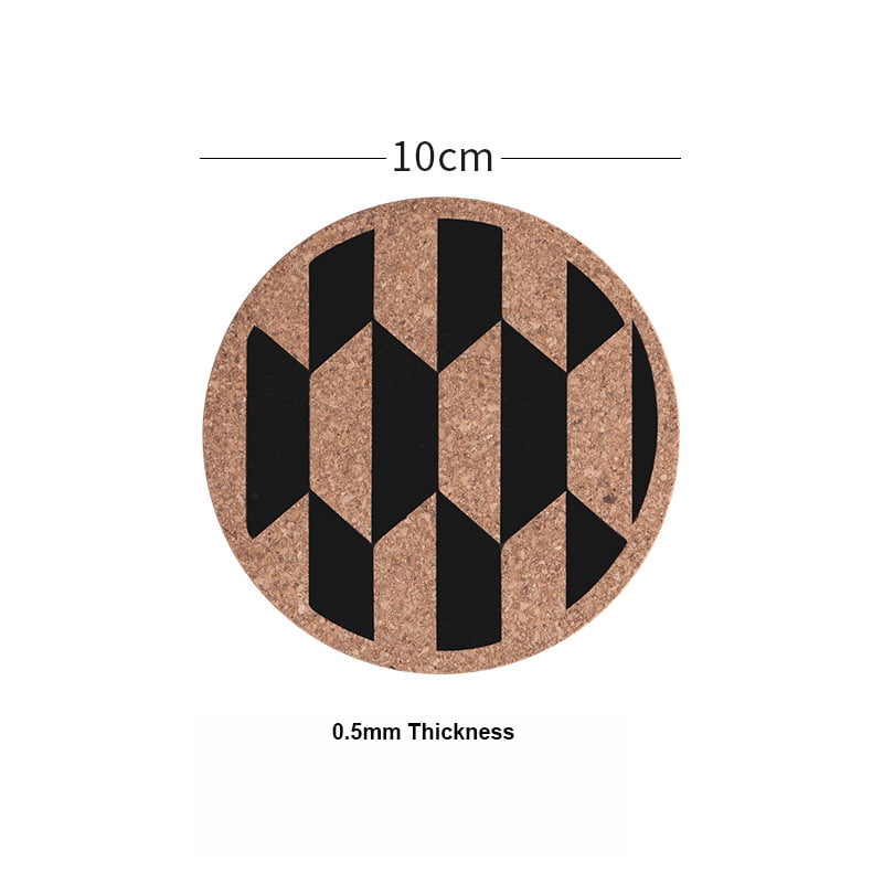 Creative Nordic Mandala Design Round Shape Coasters - Image 3