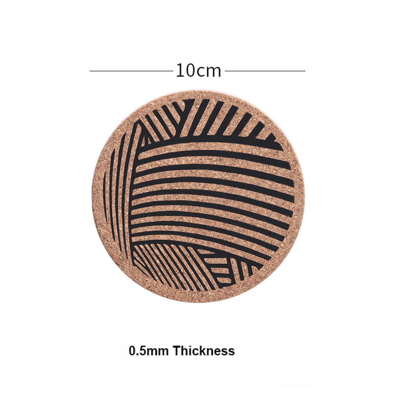 Creative Nordic Mandala Design Round Shape Coasters - Image 4