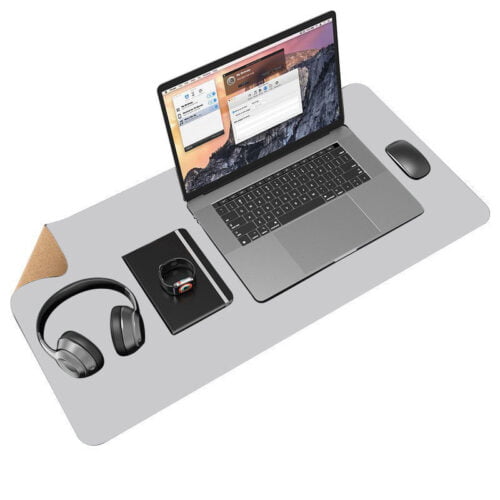 Custom Cork & Leather Desktop Mouse Pad