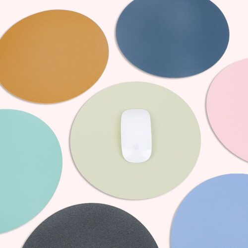 Multi-color Stitched Edge Anti-slip Small Size Mouse Pad