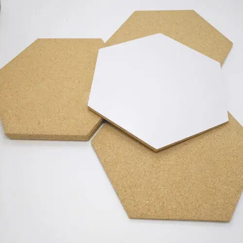 Self-Adhesive Hexagon Cork Board Tiles