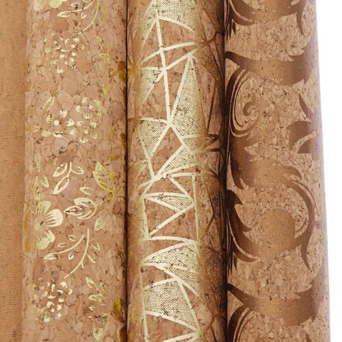 Custom Gold Stamping Cork Fabric-Cork Fabric Manufacturer